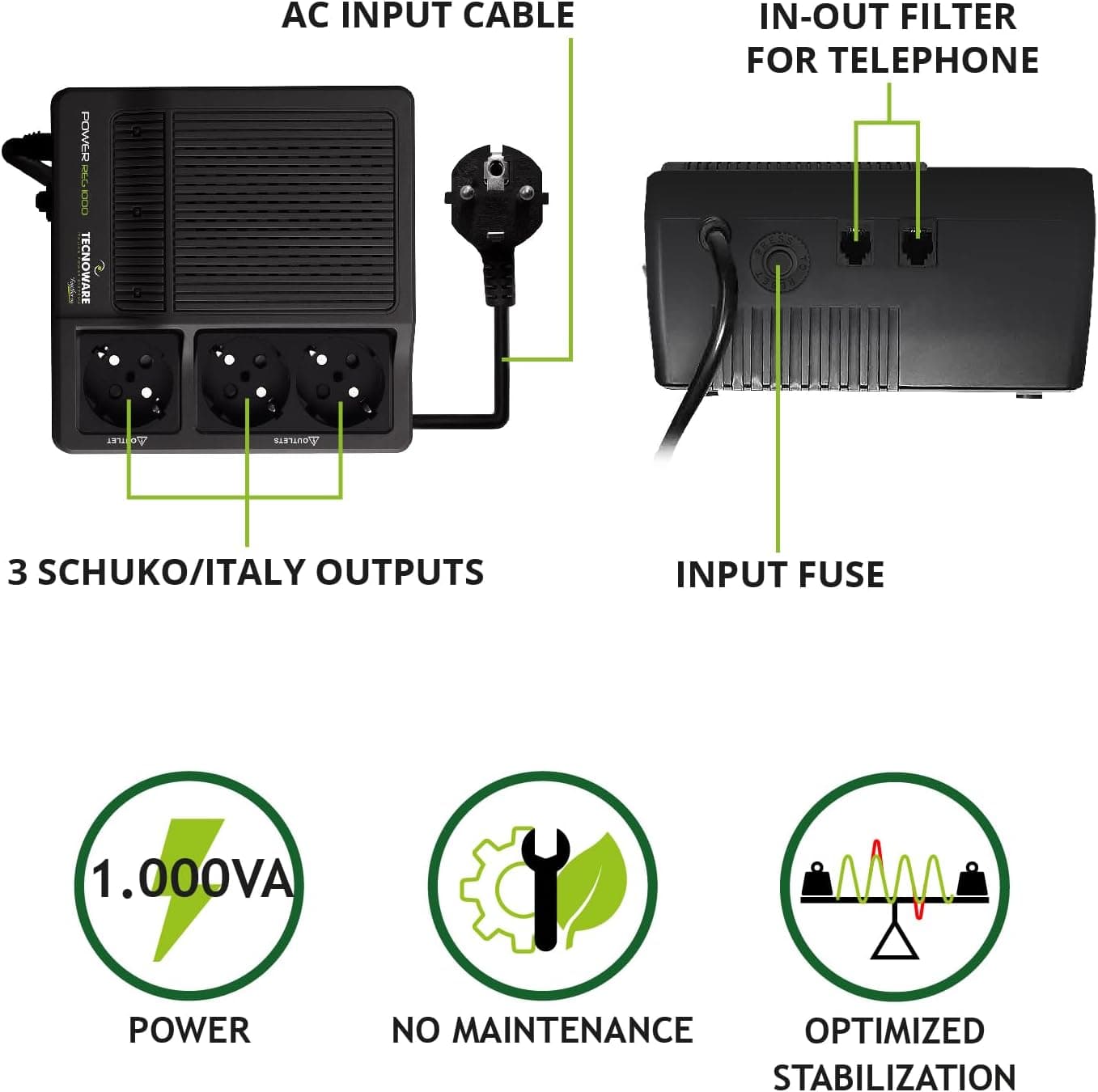 Tecnoware Power Systems FSTELPRE1000M Testbericht - Bild auswählen 2