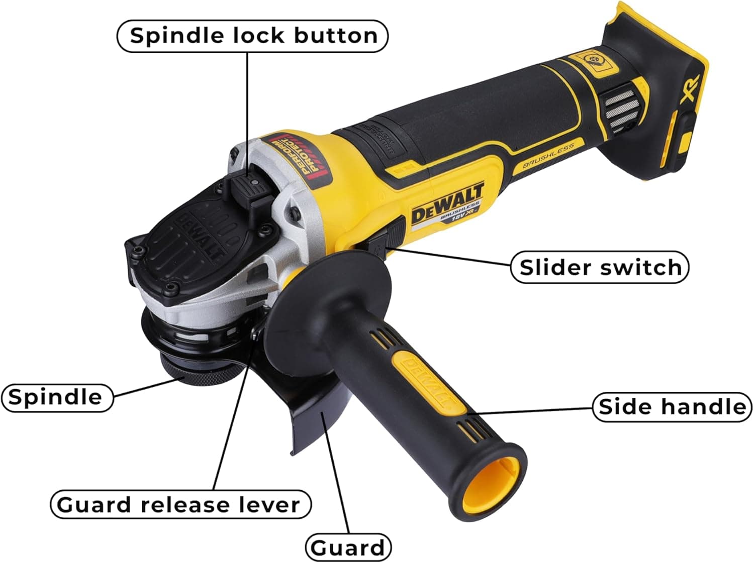 DEWALT DCG405N-XJ Review - Select image 3
