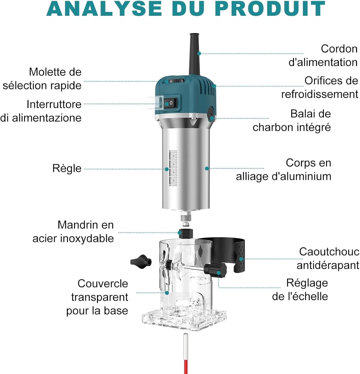 Uadme Electric Trimmer Reseña - Seleccionar imagen 3